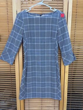 blue dress for baby girl Warmest Wishes Navy Blue Plaid Dress, X-Large - The Mint Julep Boutique